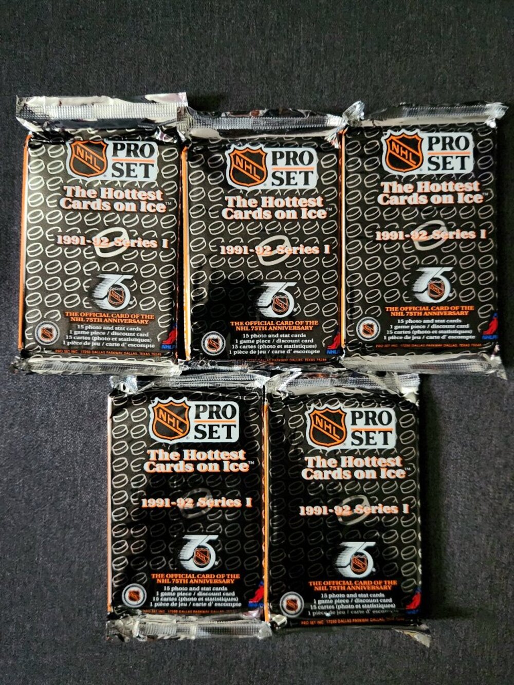 NHL Pro Set Sealed Packs Vintage Hockey Cards | 1991-1992 Series I